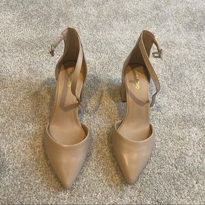 Nude Aldo heels